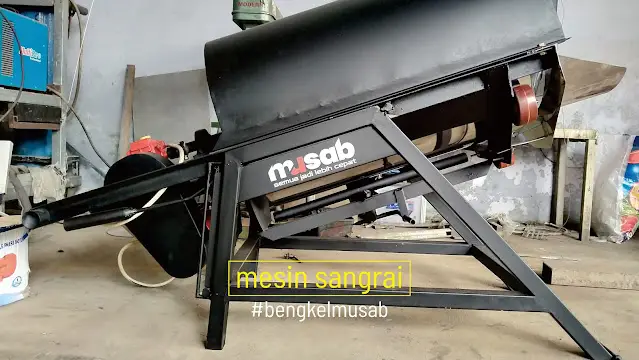 Mesin Sangrai Tampak Samping