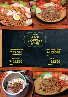 Menu Nasi Goreng & Mie Aesthetic Ikan Goreng Cianjur