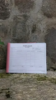 nota ncr form inventaris kendaraan kantor indomarco warna putih