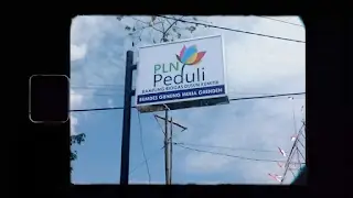 hasil akhir pembuatan neon box pln