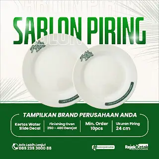 cover piring rejeki cetak gambar cover piring