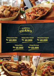 menu udang aesthetic ikan goreng cianjur