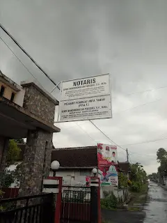 contoh papan nama notaris, plang nama notaris ppat