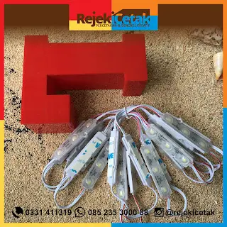 Lampu LED Huruf Timbul Lampu LED Huruf Timbul