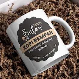 Percetakan cangkir  Cangkir bermotif  Gelas custom sablon