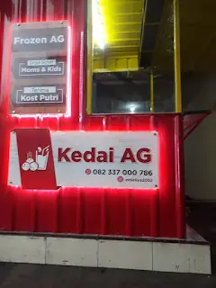 tampak depan rombong ag