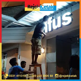 Tahap Pemasangan Huruf Timbul Tahap Pemasangan Huruf Timbul