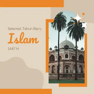 Template gratis Tahun Baru Hijriyah, inspirasi konten 2025, desain Instagram Story kreatif, download template WA Story.