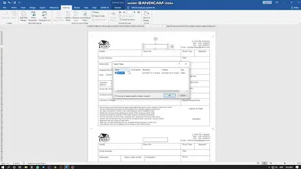 Tutorial  penomoran nota di Microsoft Word dan Excel
