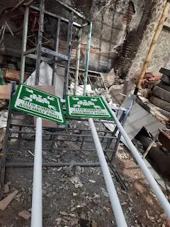 proses pembuatan plang jalan