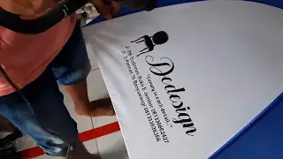 proses pengeringan sablon payung