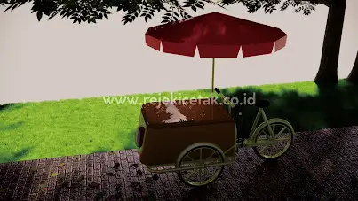 jasa pembuatan gerobak sepeda custom di jember desain gratis