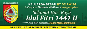 banner hari raya idul fitri rt rw musholla spanduk ucapan idul fitri desa kecamatan