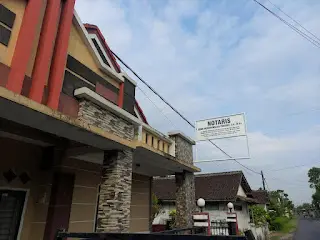 contoh papan nama notaris, plang nama notaris
