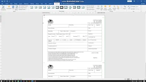 Tutorial  penomoran nota di Microsoft Word dan Excel