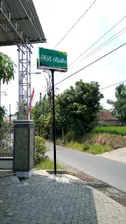 tiang neon box masjid ar-ridlo di jember
