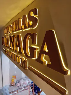 Back-lit Letter (Pencahayaan Belakang) Toko Dua Naga Back-lit Letter (Pencahayaan Belakang) Toko Dua Naga